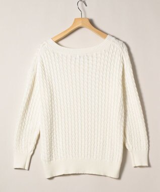 ONWARD Reuse Park 【any FAM】ニット春夏 ホワイト