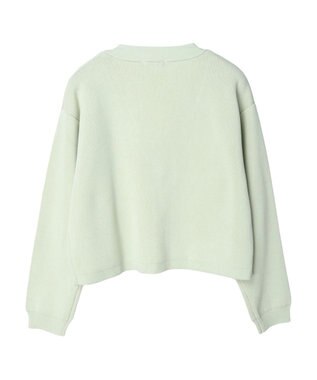 earth music&ecology バイカラースポンディッシュカーディガン Mint