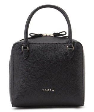 TOCCA ECLAT CARRE LEATHERBAG レザーバッグ ブラック系