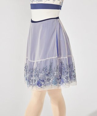 Chacott 巻きスカート ブルー