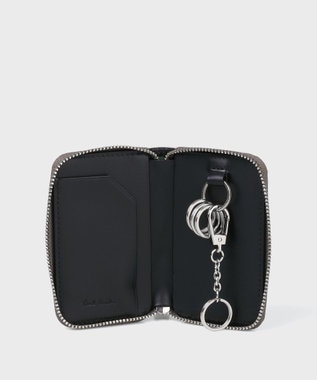 Paul Smith グレインレザー スマートキーケース グレイッシュベージュ