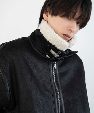 WEGO 【25年秋冬新作/ユニセックス着用ITEM/MLサイズ展開】B－3ジャケット ブラック