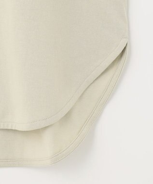 ANY L 【洗える】フロッキーロゴ Tシャツ オイスター