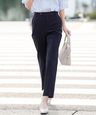 ANY SIS L エアリーストレッチ テーパードパンツ