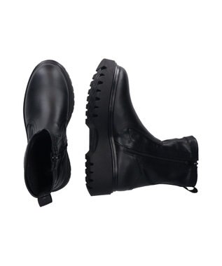 INTER-CHAUSSURES 【BUSSOLA】ストレッチショートブーツ ブラック