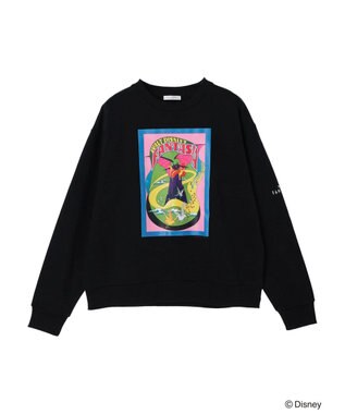 Green Parks ＦＡＮＴＡＳＩＡ／ポスタープリント裏毛プルオーバー Black