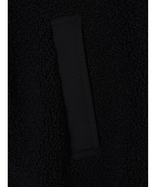 Green Parks ボアミドル丈ベスト Black