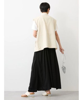 AMERICAN HOLIC ミリタリーアウトポケットベスト Ivory