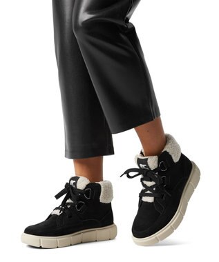 SOREL SOREL/ ソレルエクスプローラー3 ニューレースウォータープルーフ /ソレル Black, Sea Salt