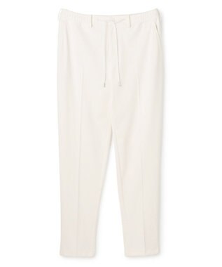 JOSEPH HOMME 新素材【ストレッチ/洗える/撥水/UVカット/接触冷感/防透性/防汚性】プルシェルポンチ  / ドロスト付テーパードパンツ PEGG CONVERTIBLE ホワイト系