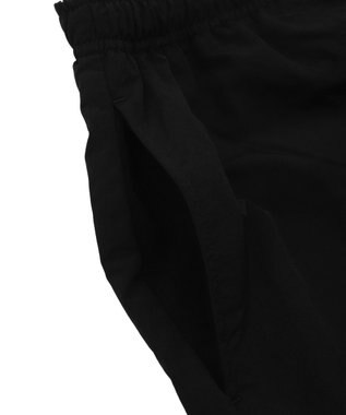 WEGO 【ウエストゴム/紐/速乾/洗濯可/SMLサイズ展開】ナイロンイージーショーツ ブラック