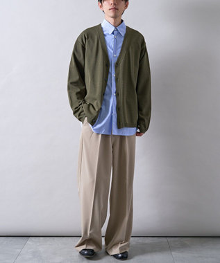CRAFT STANDARD BOUTIQUE ドライニットカーディガン Khaki