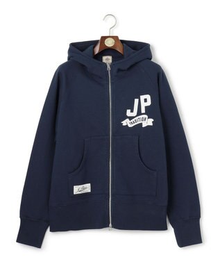 J.PRESS MEN 【NYUZELESS】ヘビーウェイト ジップアップ フーディ ネイビー系