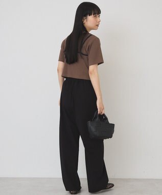 AMERICAN HOLIC 【2点セット】配色キャミ＋Tシャツ Brown