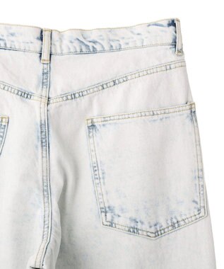 CRAFT STANDARD BOUTIQUE ハイブリーチケミカル加工デニムワイドパンツ Light Indigo