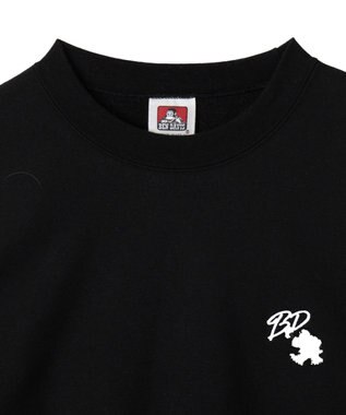 WEGO 【ユニセックス着用ITEM/裏起毛】別注BENDAVISワンポイントプルオーバー ブラック
