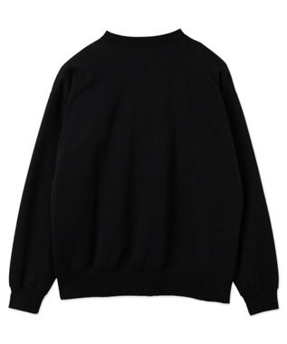 WEGO 【ユニセックス着用ITEM/裏起毛】別注BENDAVISワンポイントプルオーバー ブラック