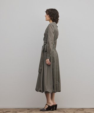 GRACE CONTINENTAL カシュクールバルーンワンピース チャコール