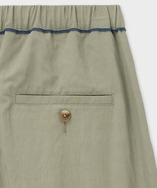 Paul Smith ドロストコード レーヨン パンツ カーキ