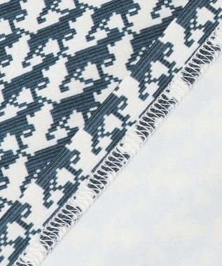 23区GOLF 【MEN】【吸水速乾/UVカット】ハウンドトゥース柄シャツ ホワイト系5