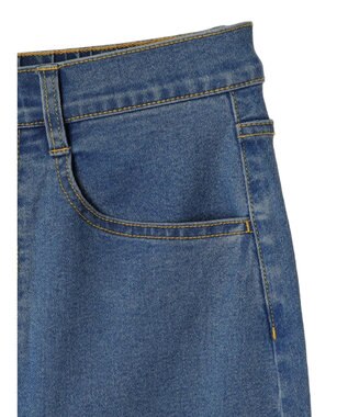 Green Parks ＧＵＭストレッチタイトデニムスカート Light Blue