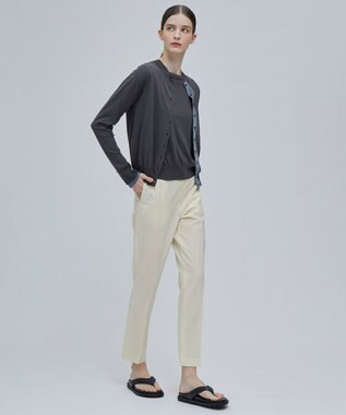 BEIGE， ABEL / クロップドパンツ Ecru