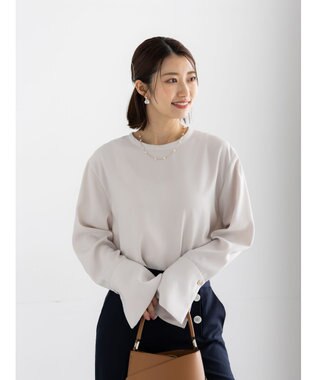 Te chichi ジョーゼットTブラウス ベージュ