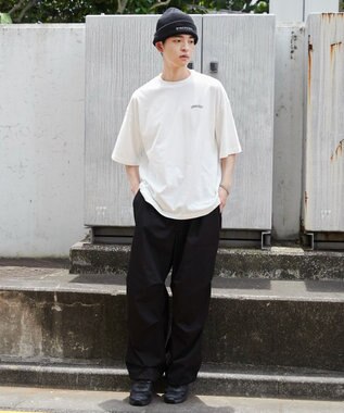 WEGO 【ユニセックス着用ITEM】ストレートロゴプリントT（SS） ホワイト