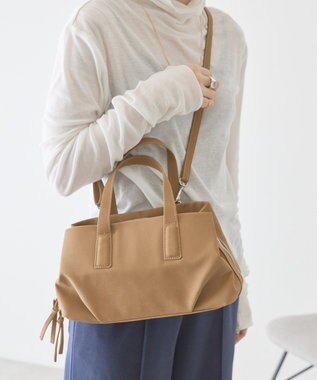 AMERICAN HOLIC パーテーション2WAYボストンバッグ Beige