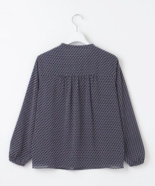 J.PRESS LADIES L Geometric Print カットソー ネイビー系5