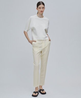 BEIGE， ABEL / クロップドパンツ Ecru