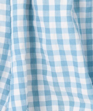 組曲 KIDS 【80-90㎝】ギンガム セットアップ ブルー系3