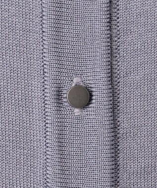 自由区 L 【アンサンブル対応】アセテートコットン カーディガン モーヴ