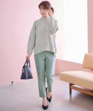 ANY SIS S 【大人百花掲載 ヨンアさん着用】シリーズ累計7万本突破！サーモ2WAYストレッチ テーパードパンツ 【WEB限定】ミント