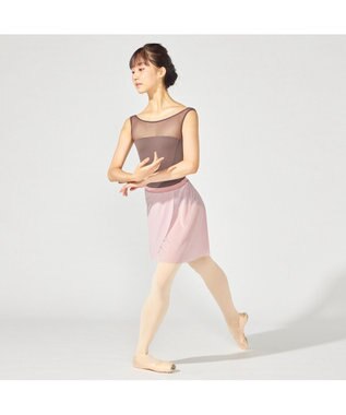 Chacott ノースリーブレオタード ダークブラウン