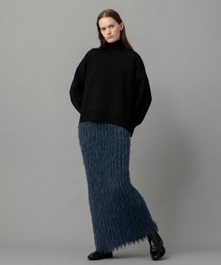 NAVE 【ReNAVE・洗える】スムースニット プルオーバー ブラック系