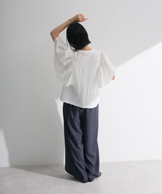 Green Parks ・ＳＵＧＡＲ　ＳＰＯＯＮ　ラッフルスリーブＴＥＥ Off White