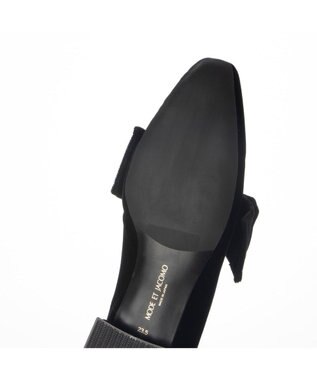 MODE ET JACOMO <MODE ET JACOMO>ベルベットリボンローファー ブラックキジ