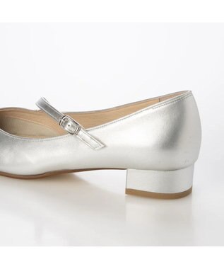 Riz raffinee <Riz raffinee>斜めストラップパンプス シルバー