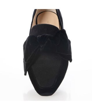 MODE ET JACOMO <MODE ET JACOMO>ベルベットリボンローファー ブラックキジ