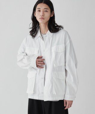 WEGO 【ユニセックス着用ITEM】ファティーグジャケット ホワイト