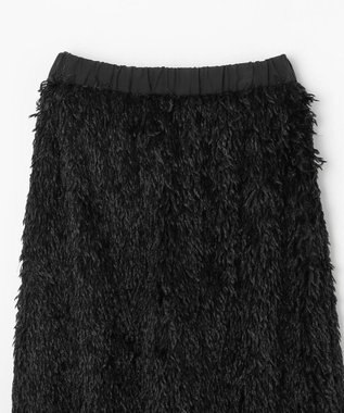 NAVE 【Nave・洗える】フェザーフリンジ イージーパンツ ブラック系