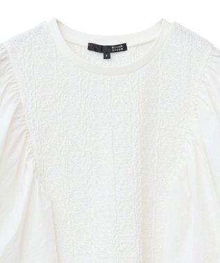 Green Parks ・ＳＵＧＡＲ　ＳＰＯＯＮ　ラッフルスリーブＴＥＥ Off White
