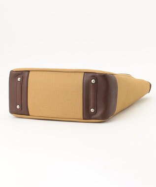 J.PRESS MEN レザーコンビトートバッグ ブラウン系