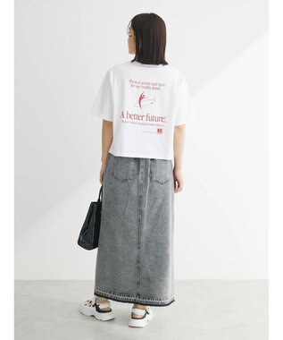 Green Parks ■別注ＲＵＳＳＥＬＬ　ＡＴＨＬＥＴＩＣ　ショート丈ｐｔＴ Off White