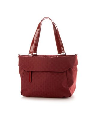 Y'SACCS Polka Dots 口折れ2wayトート Sサイズ ワイン