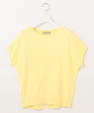 UNFILO 【接触冷感/UVケア/抗菌防臭】スゴ機能 コンパクトニットT イエロー