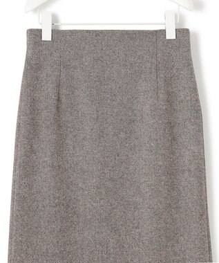 ICB L シックツイード スカート ブラウンミックス系