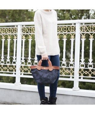 Regalo Felice 【軽量 / 日本製】トート小 / REGALO NV(ネイビー×キャメル)