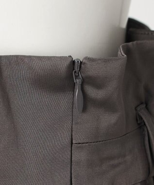 23区 【GOLD LABEL】コンパクトコットン ラップスカート グレー